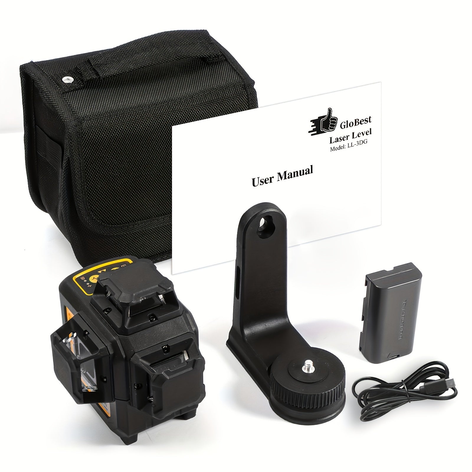 Self Leveling Laser Level Tool, 3x360 Line Lasers, 12 Lines Green Beam Leveler Tool, With Self-leveling, Manual, Pulse Mode, Lazer Level With 360 Magnetic Base And Rechargeable Battery