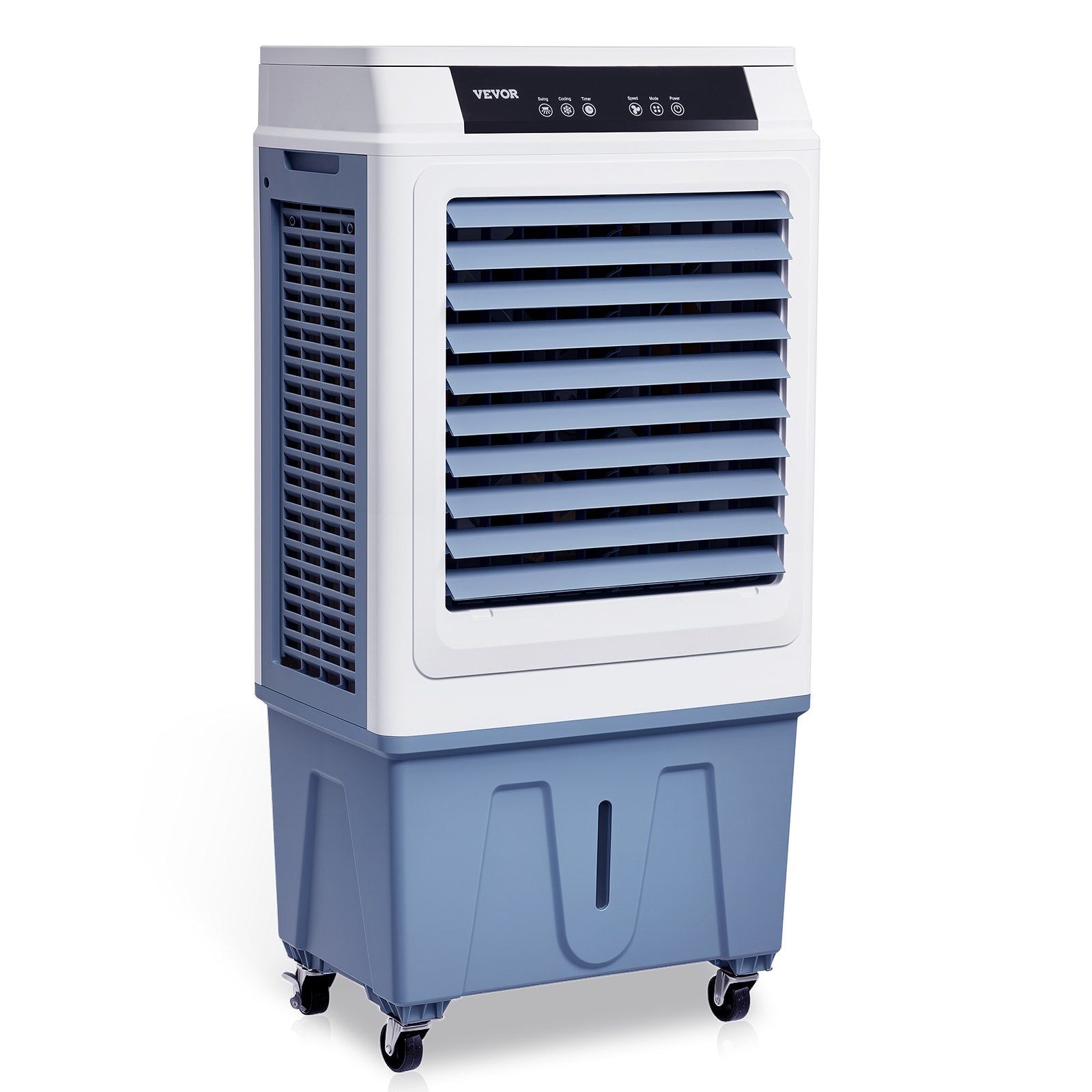 Evaporative Air Cooler, 3100 CFM With 9 Gallon Water Tank Swamp Cooler, Portable Cooling Fan With Remote Control, 12H Timer, 4 Ice Boxes, Quiet Operation, 3 Wind Speeds For Outdoor Indoor Use