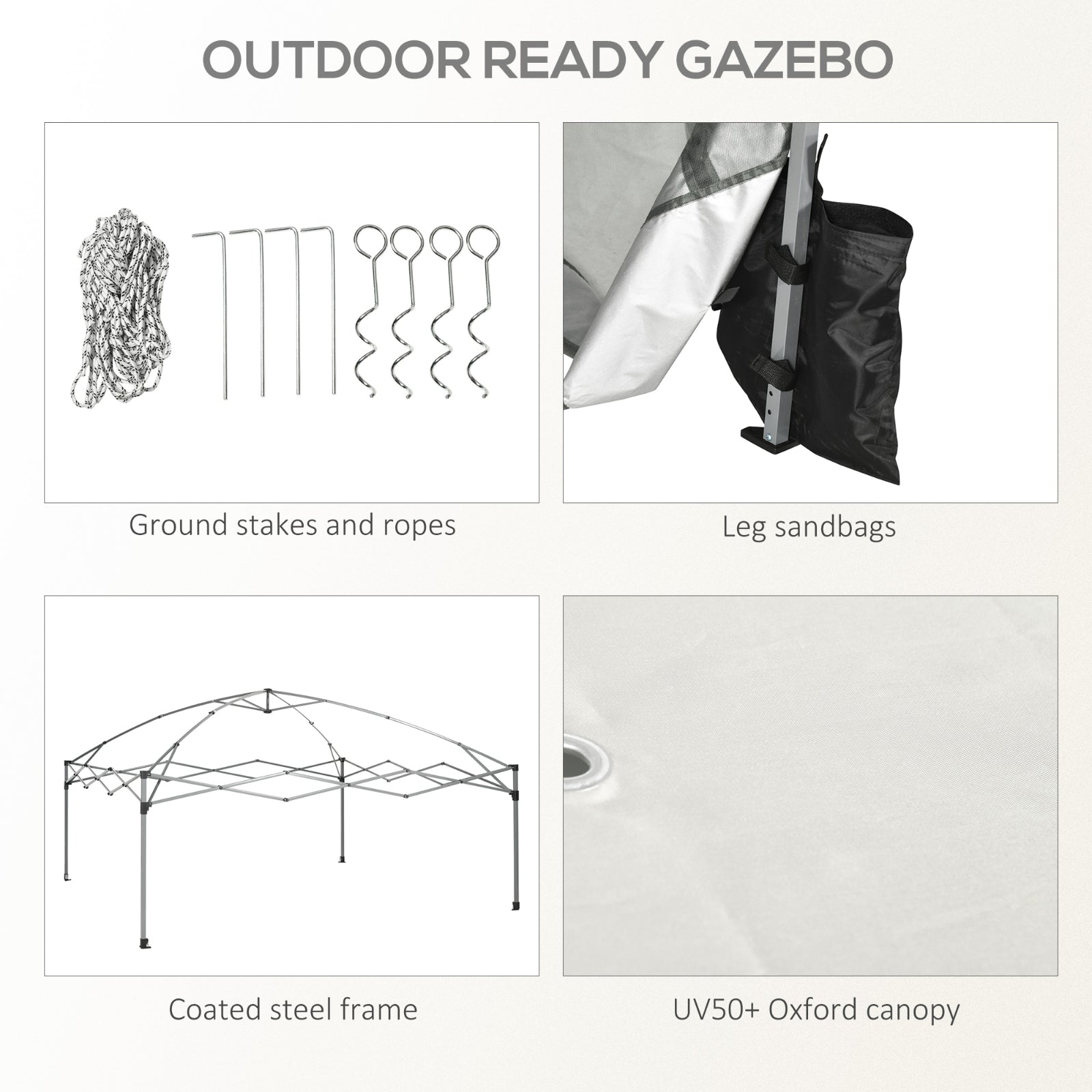 Outsunny 10' X 10' Pop Up Canopy Tent With Netting, Instant Sun Shelter, Tents For Parties, Height A