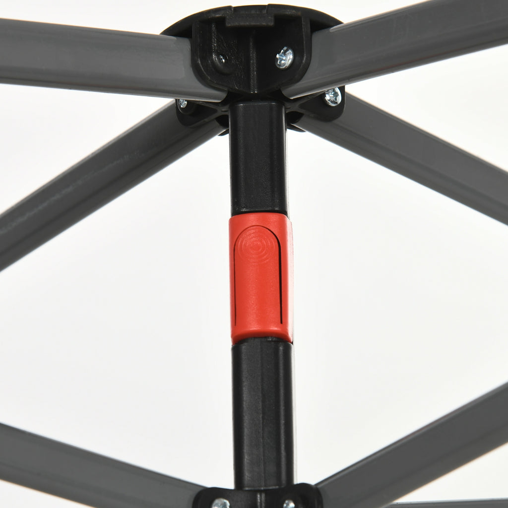 Outsunny 10' X 10' Pop Up Canopy Tent With Netting, Instant Sun Shelter, Tents For Parties, Height A