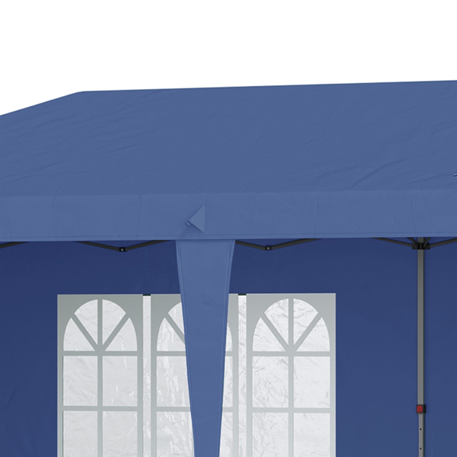 Outsunny 10' X 20' Pop Up Canopy Tent With 4 Sidewalls, Heavy Duty Tents For Parties, Outdoor Instan