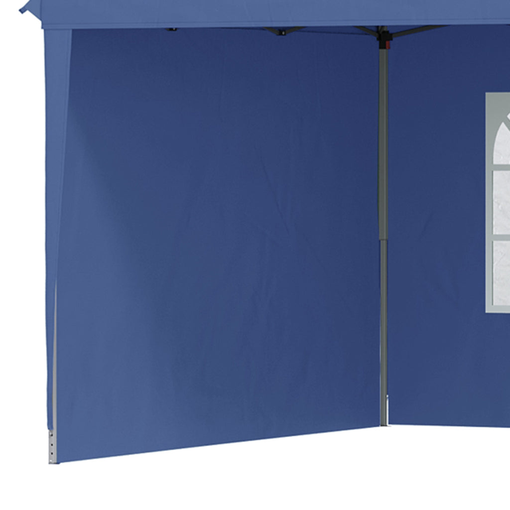 Outsunny 10' X 20' Pop Up Canopy Tent With 4 Sidewalls, Heavy Duty Tents For Parties, Outdoor Instan