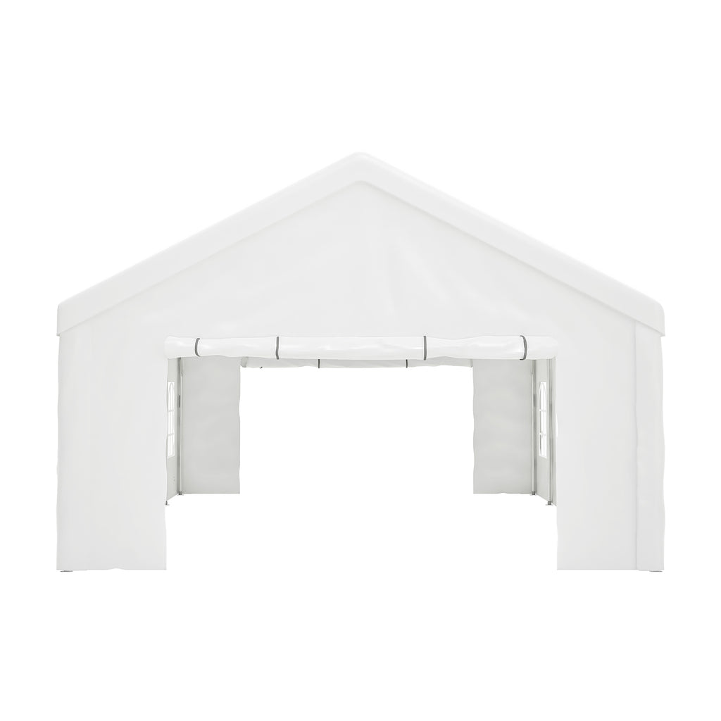 Party Tent Heavy Duty, Large Wedding Event Shelters With 2 Storage Bags & Removable Sidewalls, Outdoor Canopy Gazebo Commercial Tents For Parties Carport Camping Garden Patio