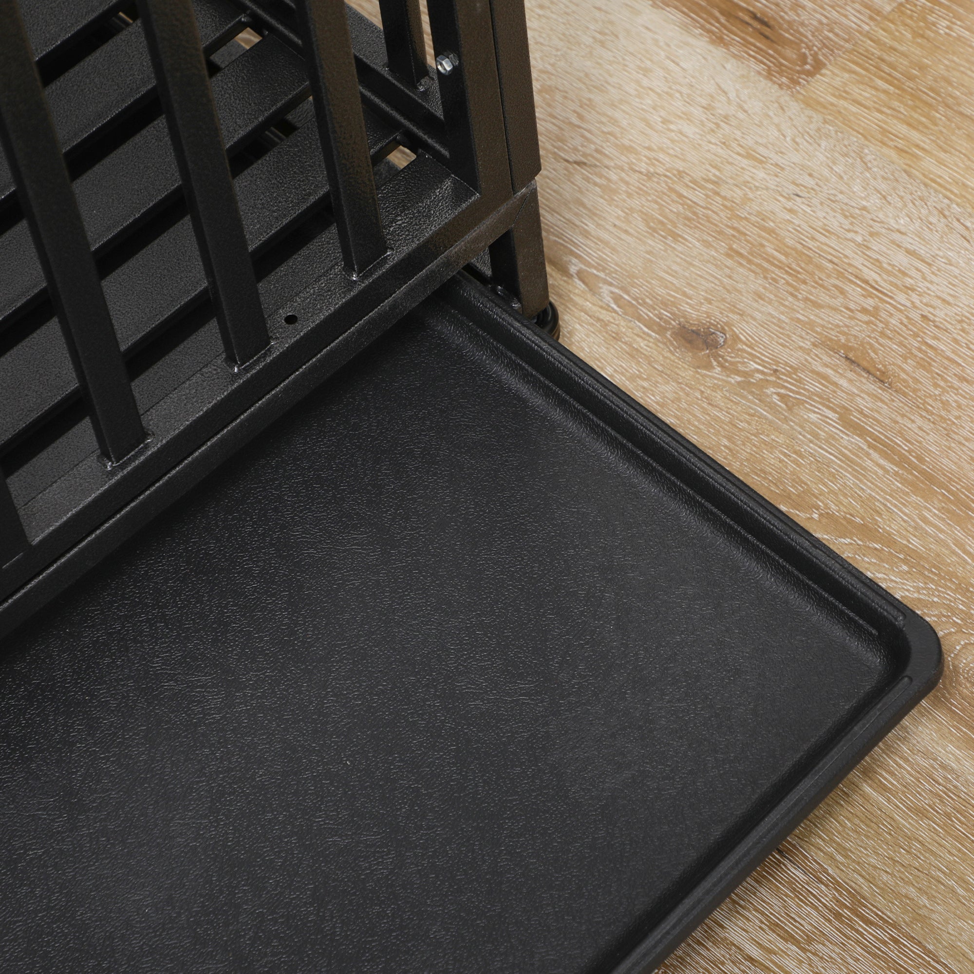 44'' Strong Pet Dog Crate Mobility Cage w/ Playpen & Removeable Tray