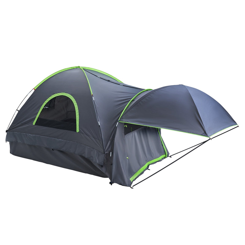 Pickup Truck Tent, Fits 8.0-8.2 Ft Truck Tents For Camping, Waterproof PU2000 2-3 Person Sleeping Truck Bed Tent, Sturdy Truck Bed Camper Shell With Expandable Awning, Rainfly, Storage Bag
