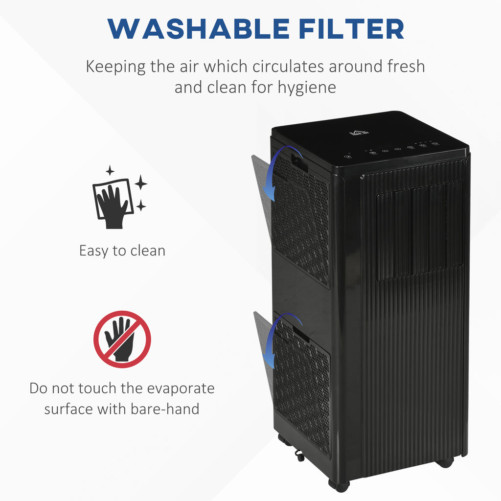 8000 BTU Smart WiFi Enabled Portable Air Conditioner for Rooms Up to 215 Sq. Ft.