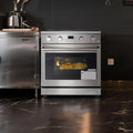 30 In Gas Range Oven 4 Sealed Burners Convection Oven In Stainless Steel