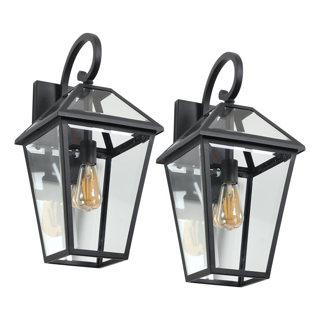 Modern Outdoor Waterproof Wall Lamp 2pack