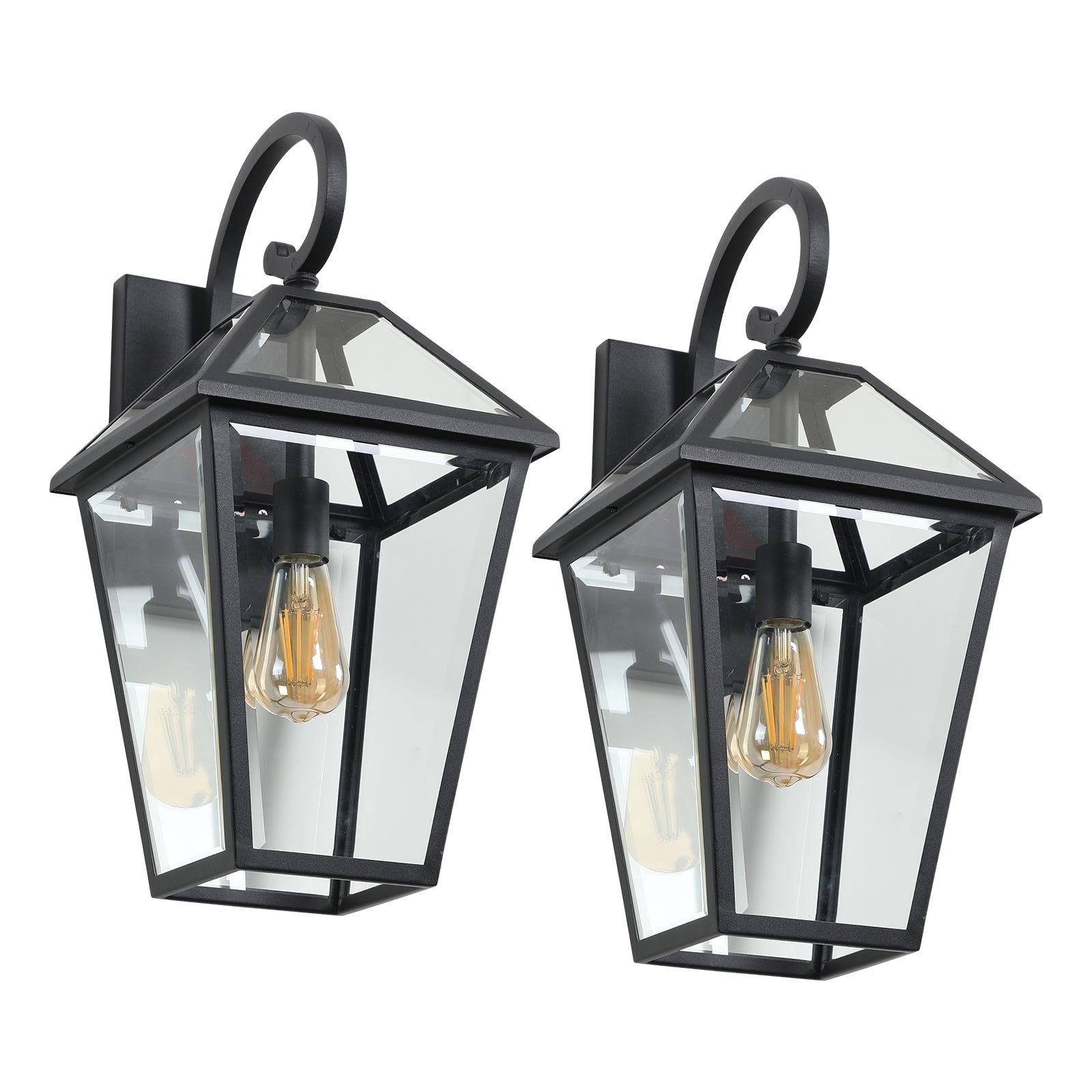 Modern Outdoor Waterproof Wall Lamp 2pack