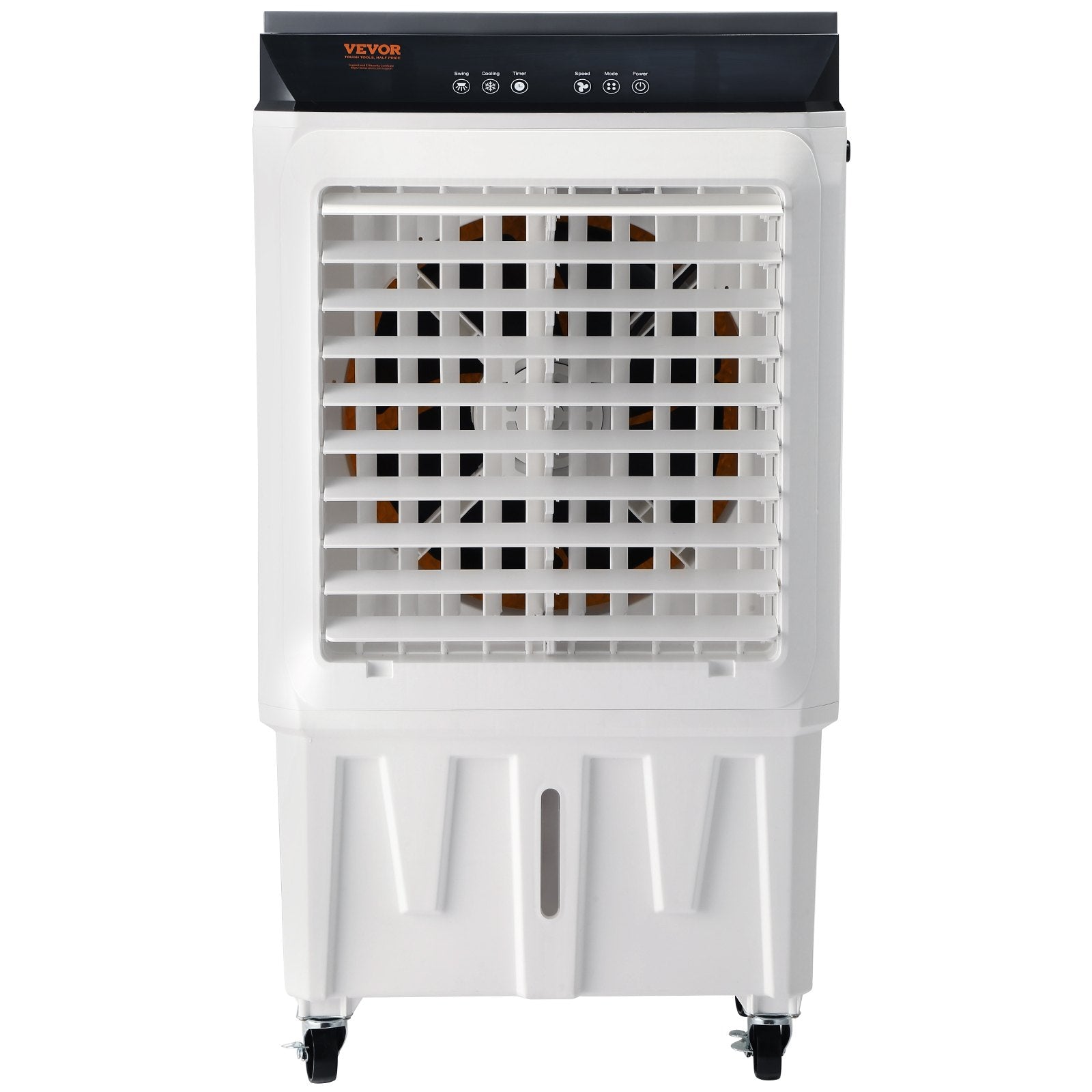 VEVOR Evaporative Air Cooler, 2100 CFM, Oscillating Swamp Cooler With Adjustable 3 Speeds And 12 H Timer, 7 Gal Portable Air Cooler For 750 Sq.ft, Indoor Outdoor Use