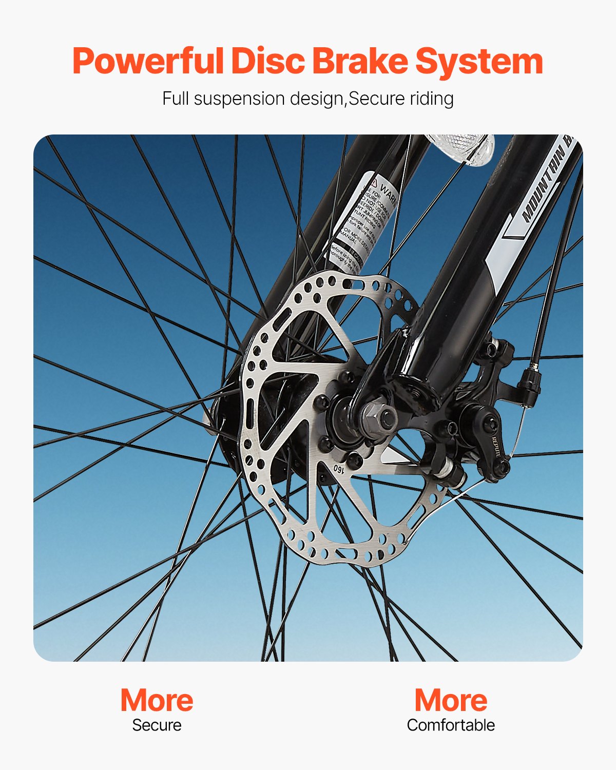 VEVOR Mountain Bike  29 Inch MTB Bicycle With Front Suspension 21 Speeds SHIMANO Twist Shiftin, Comfort Saddle, Dual Disc Brakes  Aluminum Alloy Frame, Adult Sport Cycling Bicycle For Men