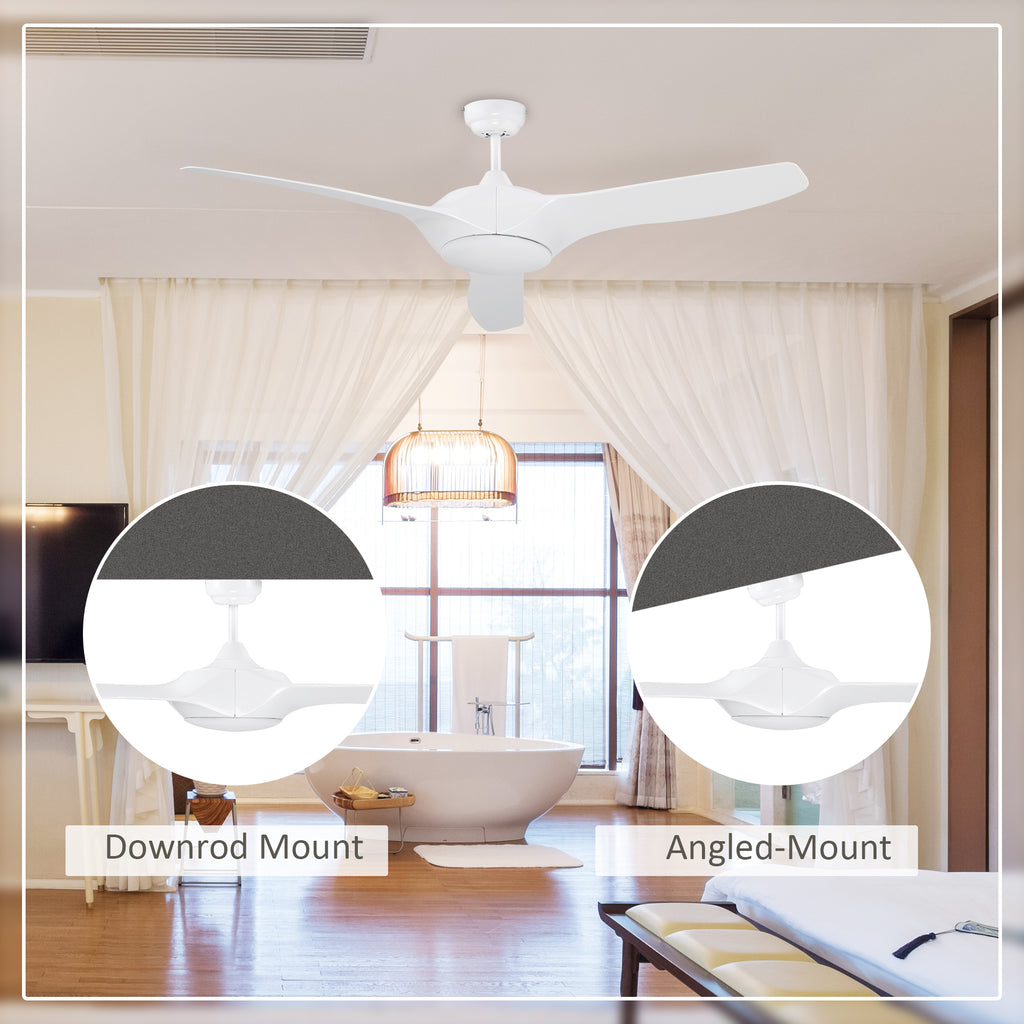 52" Reversible Indoor Ceiling Fan with Light
