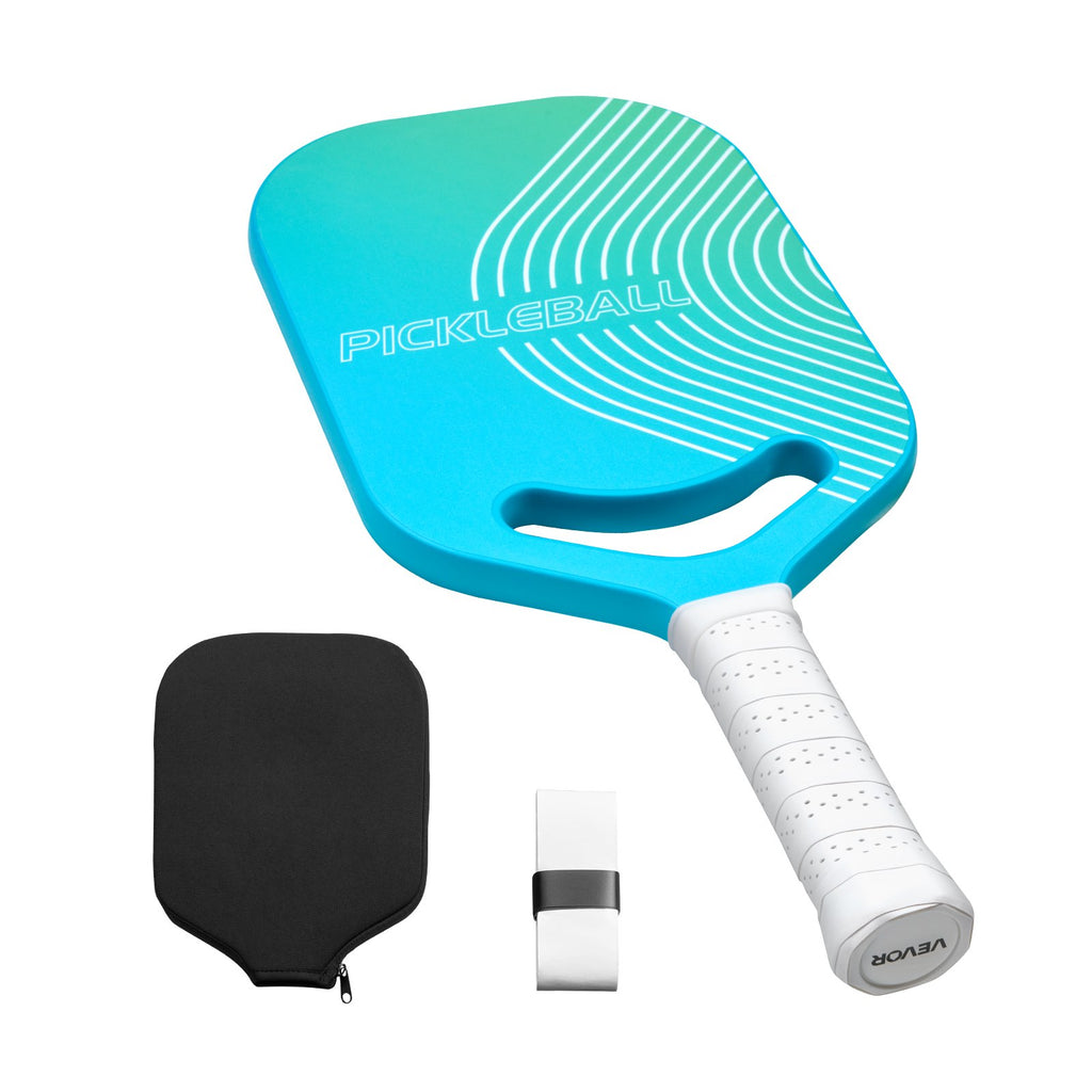 Pro Carbon Fiber Pickleball Paddle With Aero Throat Honeycomb Core Racket