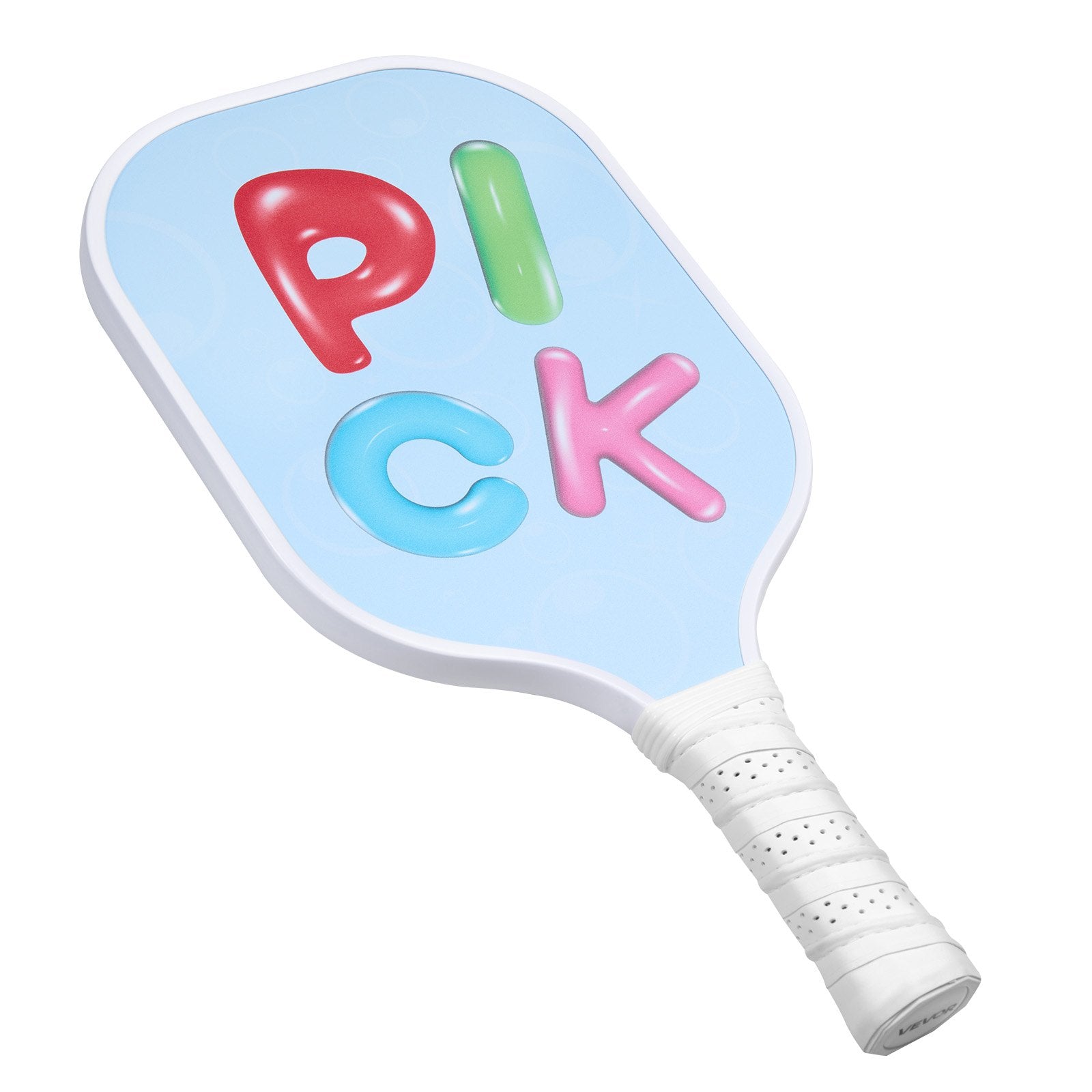 Kids Pickleball Paddle, Lightweight Youth Pickleball Paddle With Small Grip And Cute Pattern, Fiberglass Pickle Ball Racket & Honeycomb Core, Child Size For Kids, Youth, Boys & Girls
