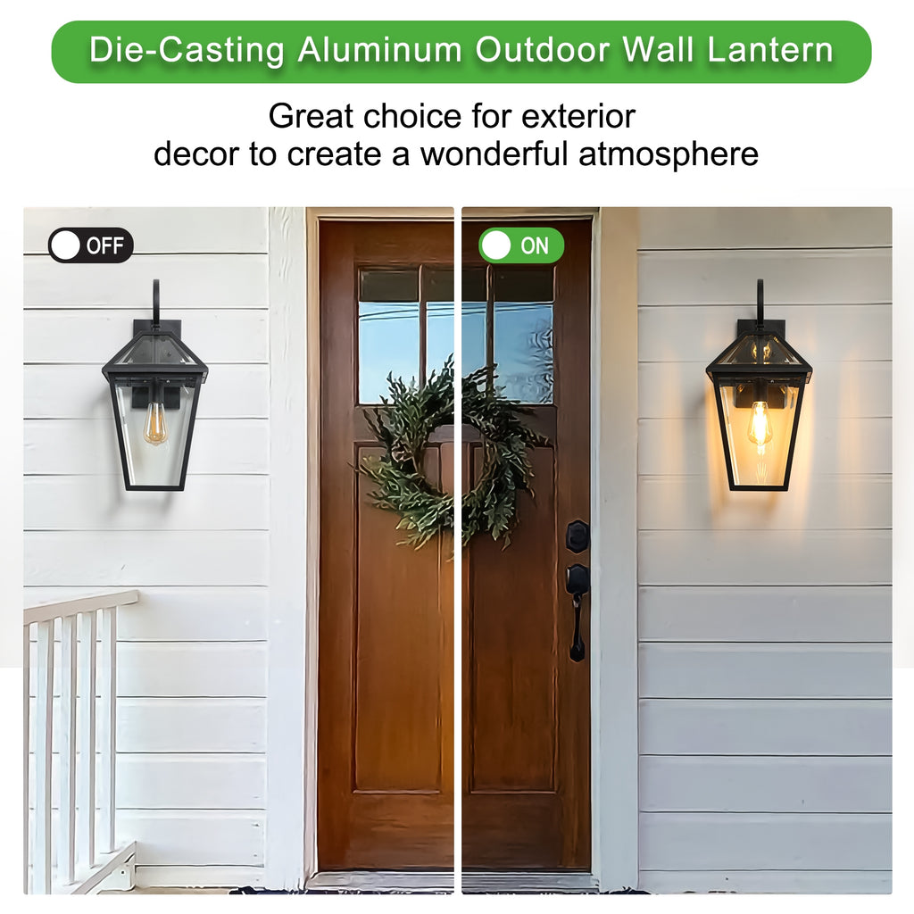 Modern Outdoor Waterproof Wall Lamp 2pack