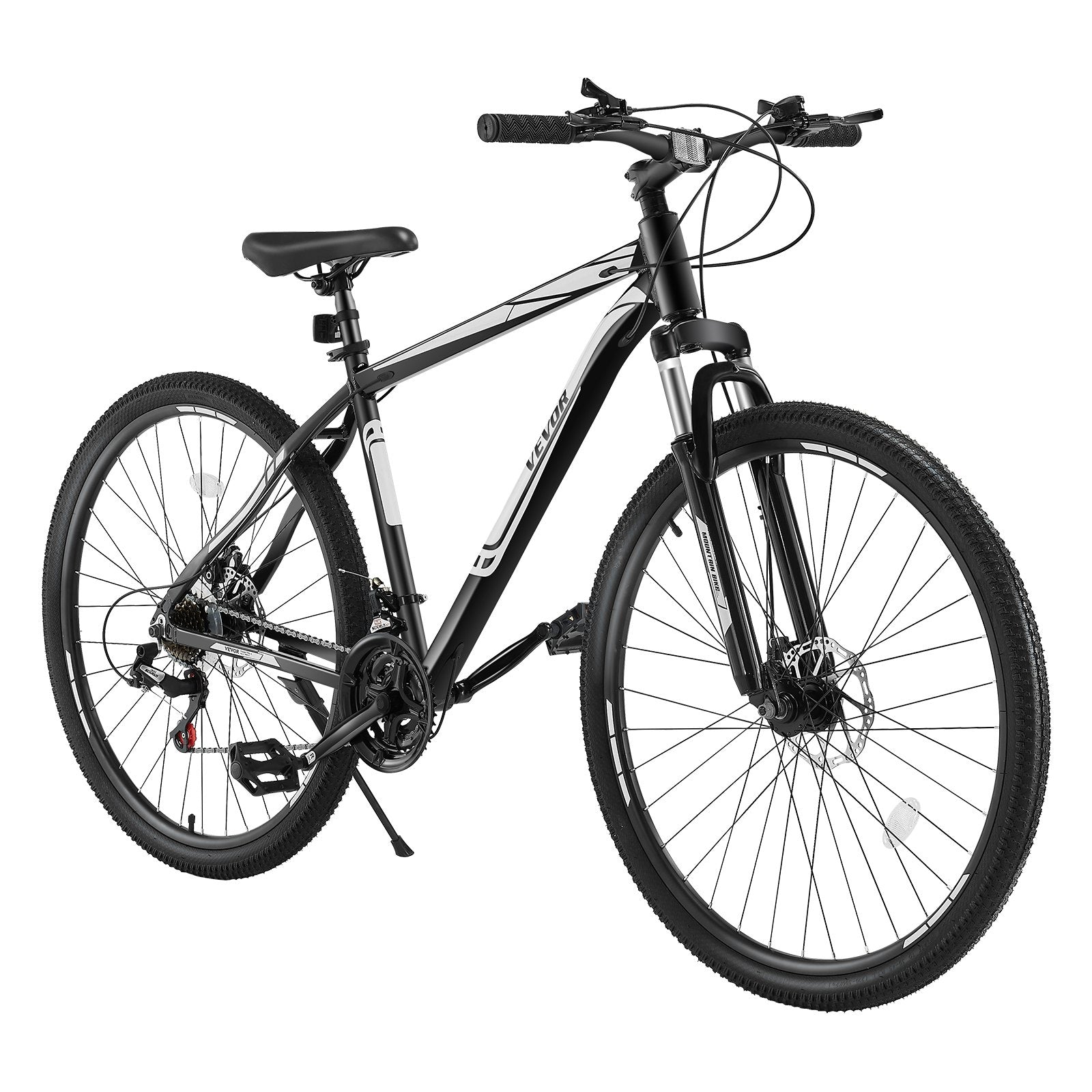 VEVOR Mountain Bike  29 Inch MTB Bicycle With Front Suspension 21 Speeds SHIMANO Twist Shiftin, Comfort Saddle, Dual Disc Brakes  Aluminum Alloy Frame, Adult Sport Cycling Bicycle For Men