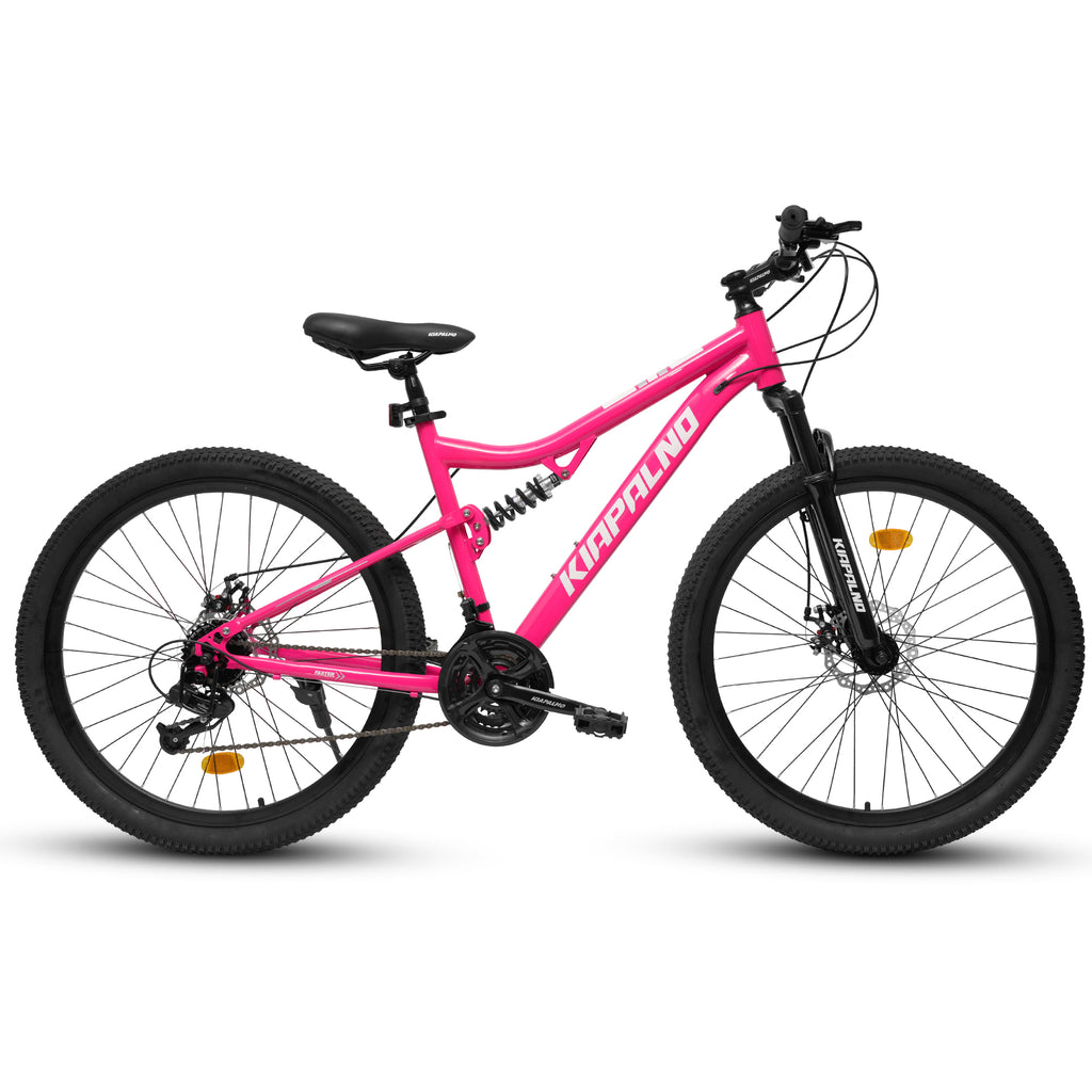 A26304 26 Inch All-Terrain Mountain Bike With Disc Brakes 21-Speed Drivetrain & Durable Carbon Steel Frame Ideal For Men And Women, Perfect For Trail Riding And Touring