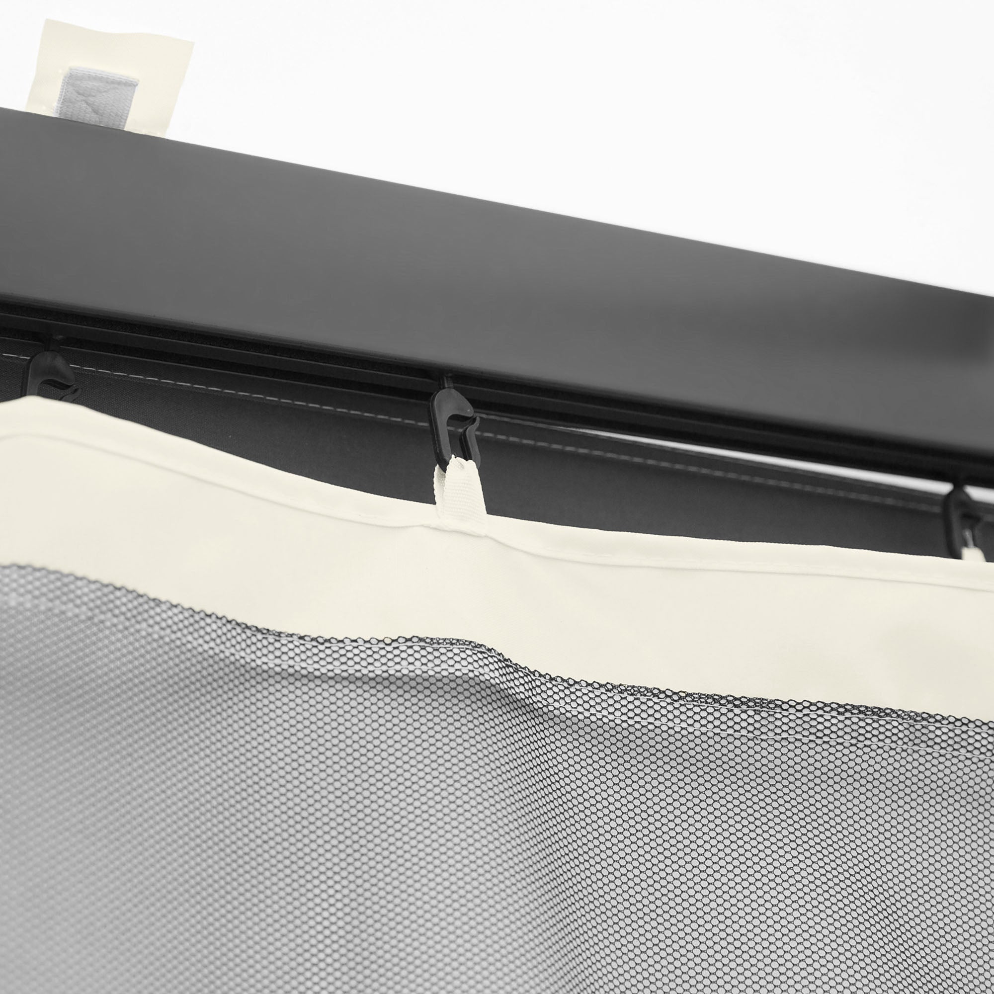 Replacement Mesh Sidewall Netting for 10' x 10' Gazebos and Canopy Tents with Zippers, (Sidewall Only) White