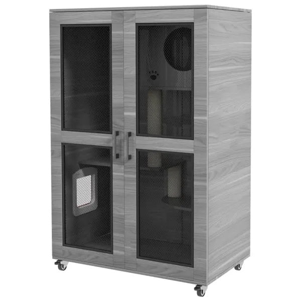 Cat Villa, Cat Apartment With Wheels