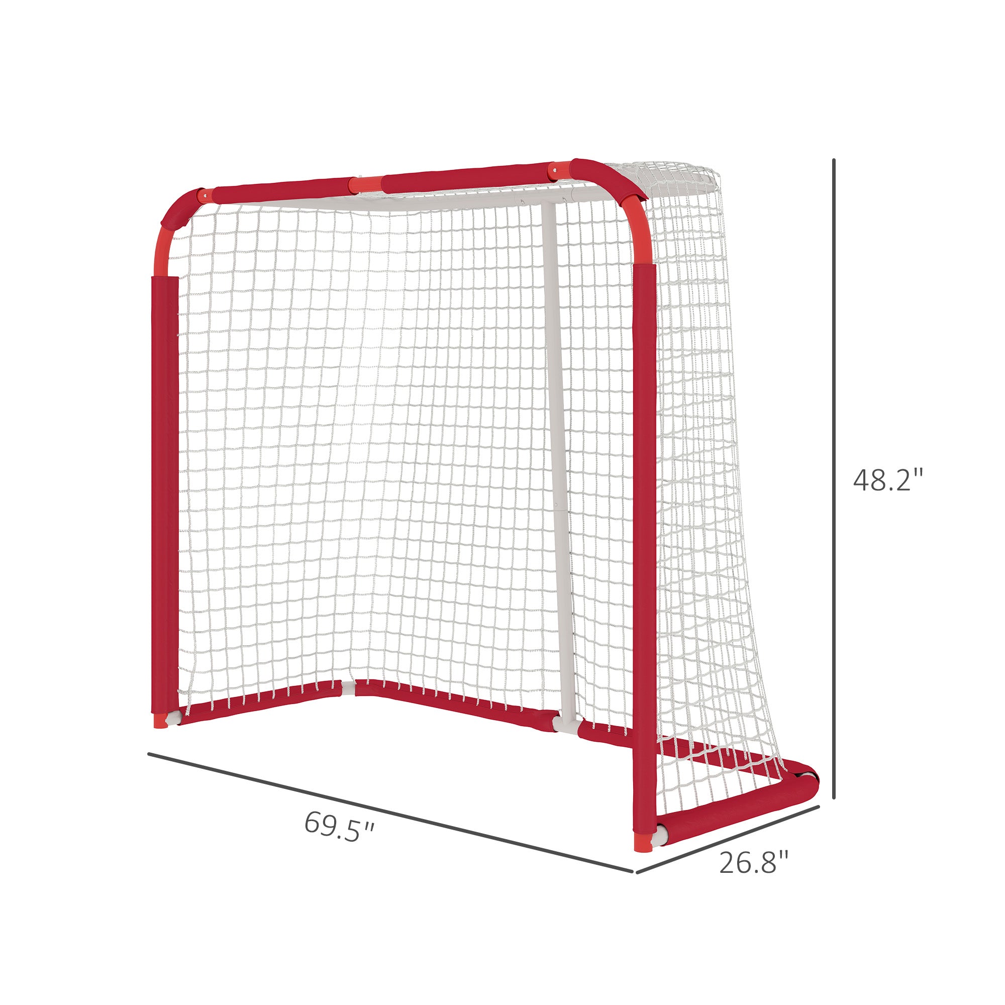 Backyard Soccer Goal, All Weather Practice Soccer Net with Steel Frame, PE Mesh for Backyard, Easy Assembly