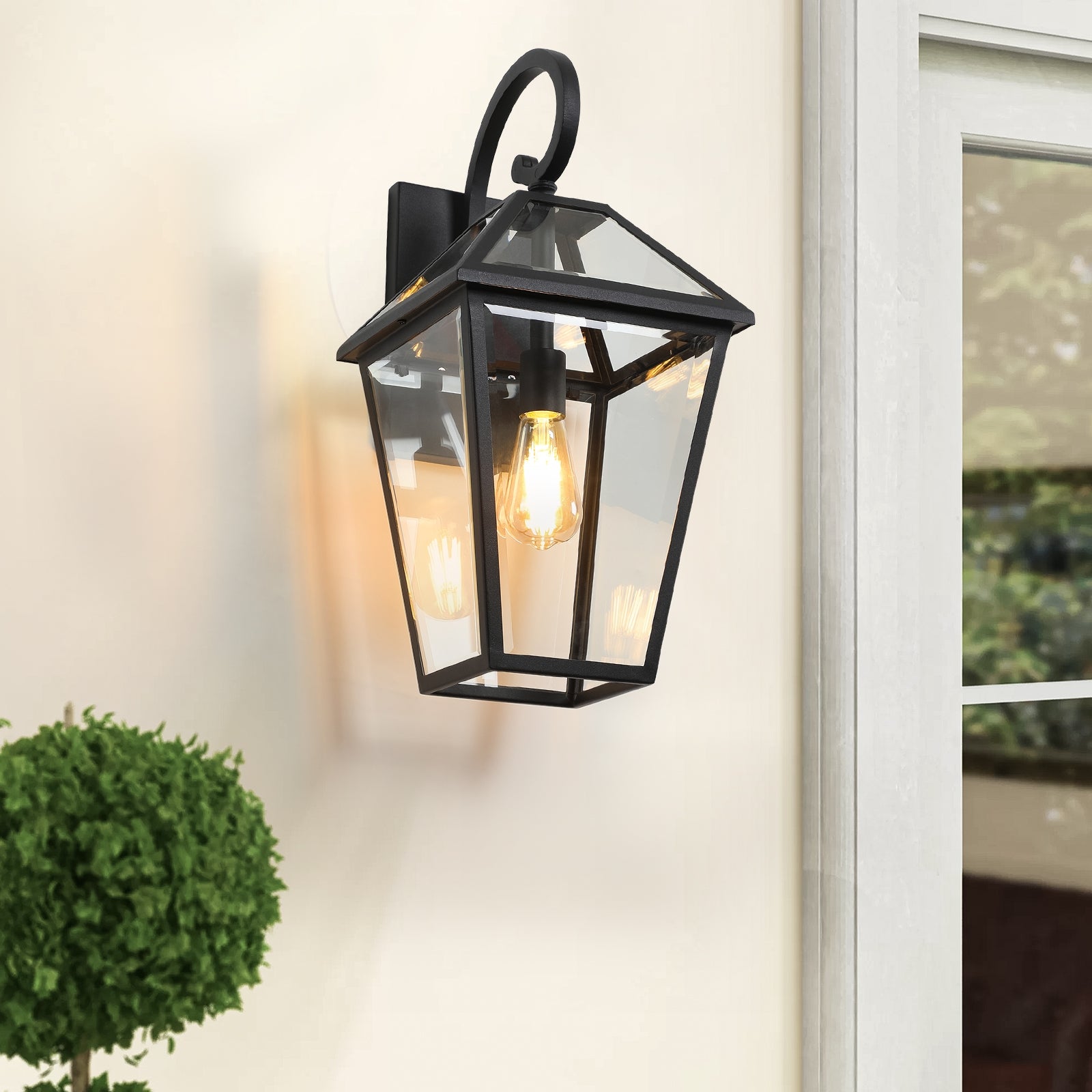 Modern Outdoor Waterproof Wall Lamp 2pack