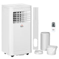 8,000 BTU Portable AC Unit for Apartment , Compact, Movable & Evaporative Cooler for Small Spaces, White