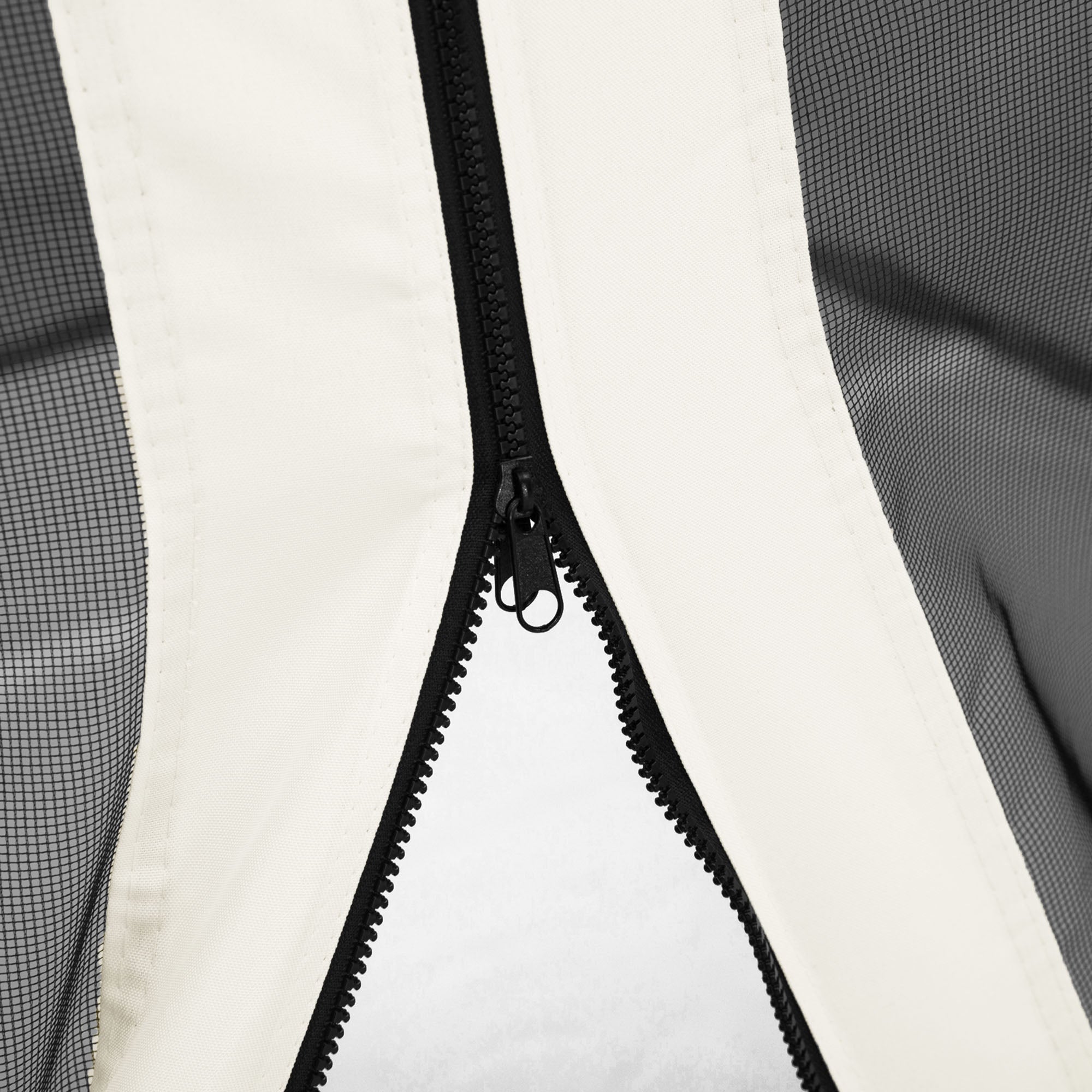 Replacement Mesh Sidewall Netting for 10' x 10' Gazebos and Canopy Tents with Zippers, (Sidewall Only) White