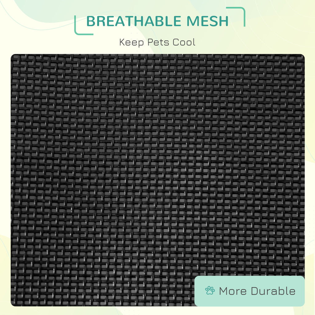 Elevated Dog Bed with Breathable Foldable Pet Cot with Heavy Duty Frame