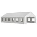 20x40FT Party Tent Heavy Duty, Large Wedding Event Shelters With 3 Carry Bags & Removable Sidewalls, Outdoor Canopy Gazebo Commercial Tents For Parties Carport Camping Garden Patio