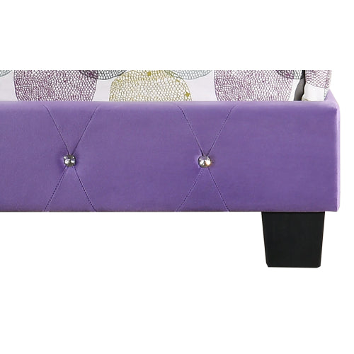 Charming Purple Twin Bed For Stylish Spaces