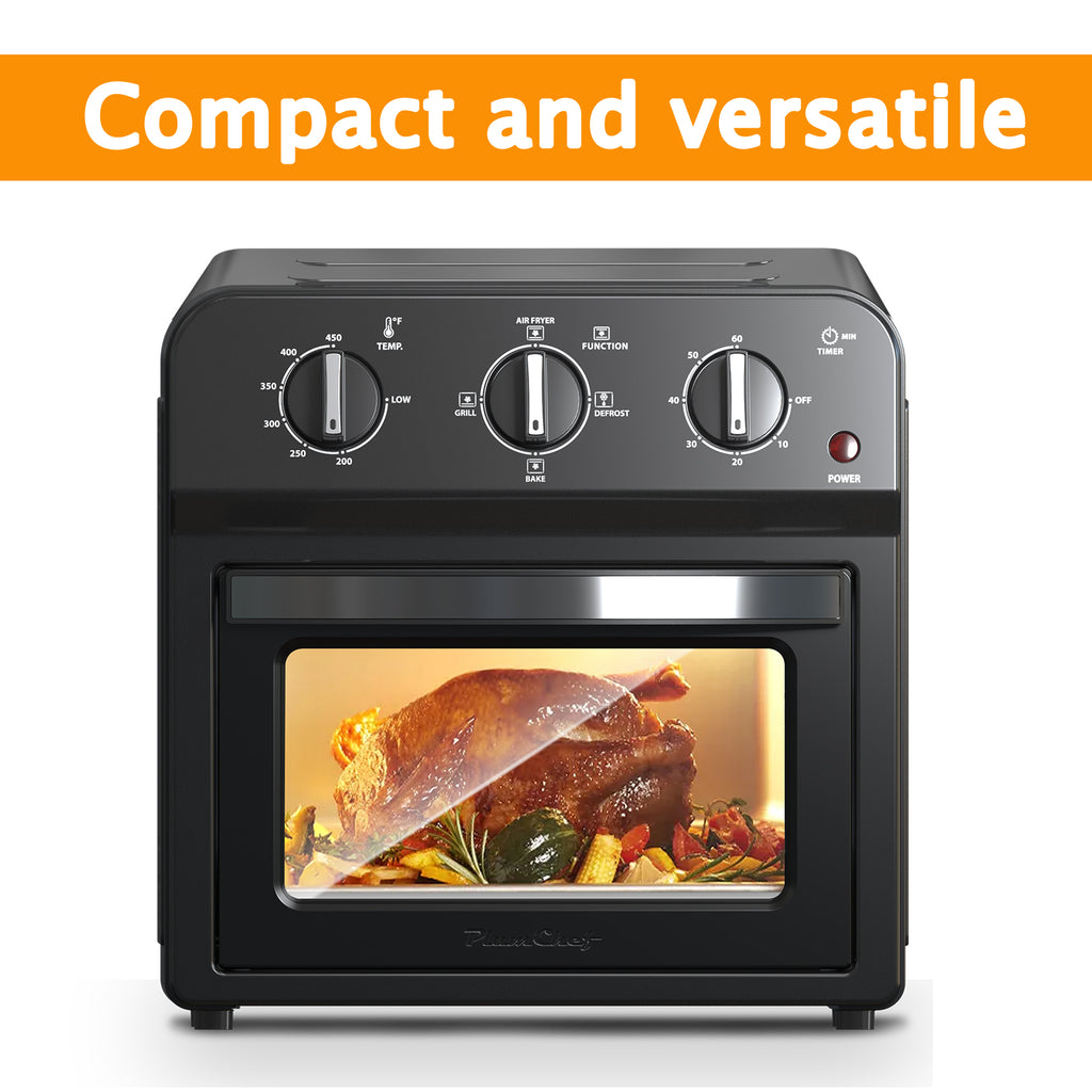Family Size Air Fryer Toaster Oven Combo,13QT,Hot Air Circulation For Healthy Oil-Free Cooking, Multifunctional Convection Contertop Oven, Adjustable Time & Temp Control