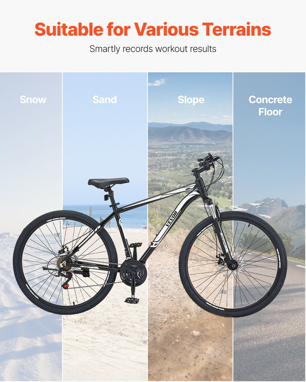 VEVOR Mountain Bike  29 Inch MTB Bicycle With Front Suspension 21 Speeds SHIMANO Twist Shiftin, Comfort Saddle, Dual Disc Brakes  Aluminum Alloy Frame, Adult Sport Cycling Bicycle For Men