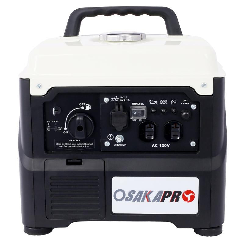 Portable 1200W Ultra-quiet Gas Engine Inverter Generator, EPA-compliant, With Eco-mode Function, Ultra-lightweight, Suitable For Home Backup And Camping