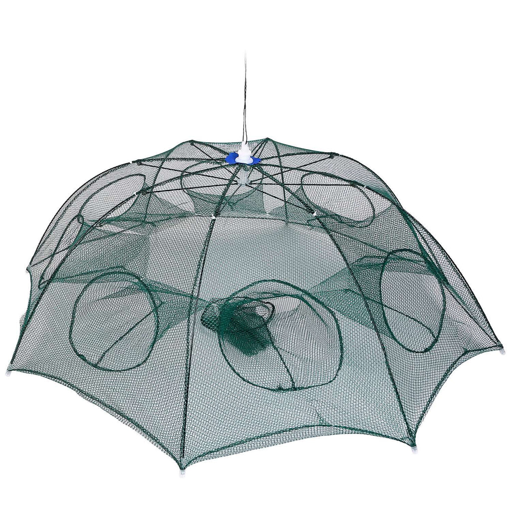 Foldable Fishing Bait Net Trap Crab Net Shrimp Minnow Crawdad Fish Cast Dip Cage Mesh Automatic Contraction