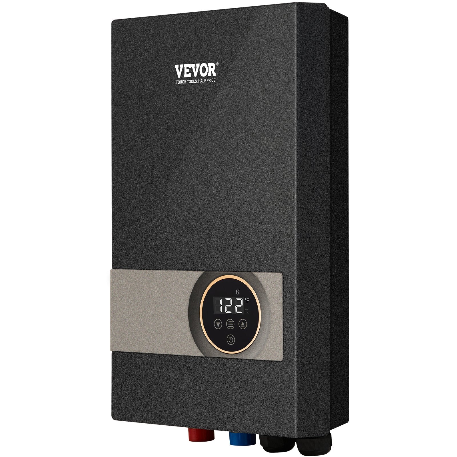 Instant Water Heater, 18kw Electric Tankless Water Boiler, Digital Temperature Display & Easy Installation & 24-Hour Water Supply, For Kitchen Bathroom Shower Mall Salon Shampoo ETL Listed