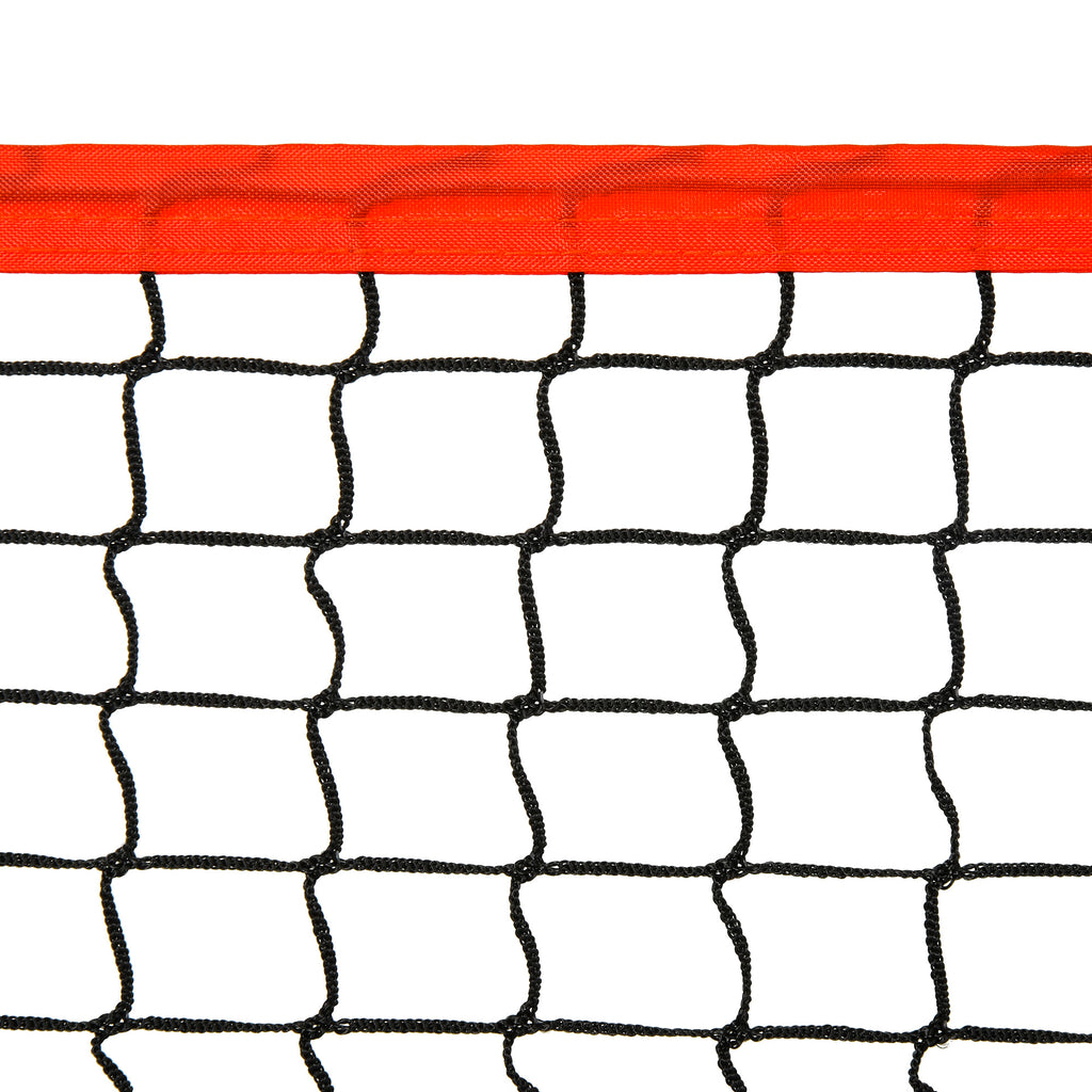 10ft Portable Soccer Tennis/Pickleball/Badminton/Mini Tennis Net w/ Sideline for Training with Included Storage Bag, Red